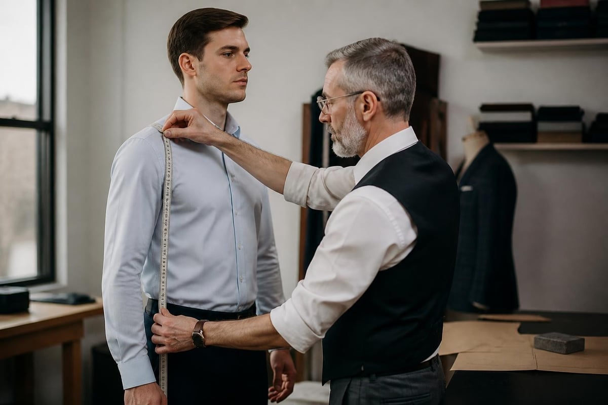 Bespoke tailoring measurement process