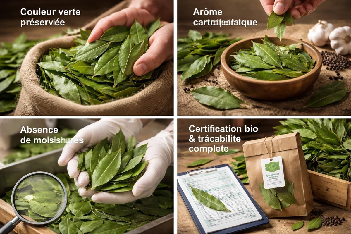 Critères qualité laurier feuille