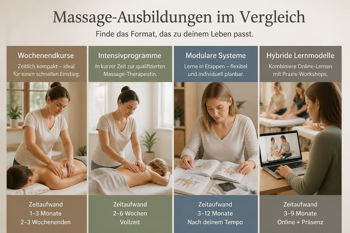 Massageausbildung Lernformate