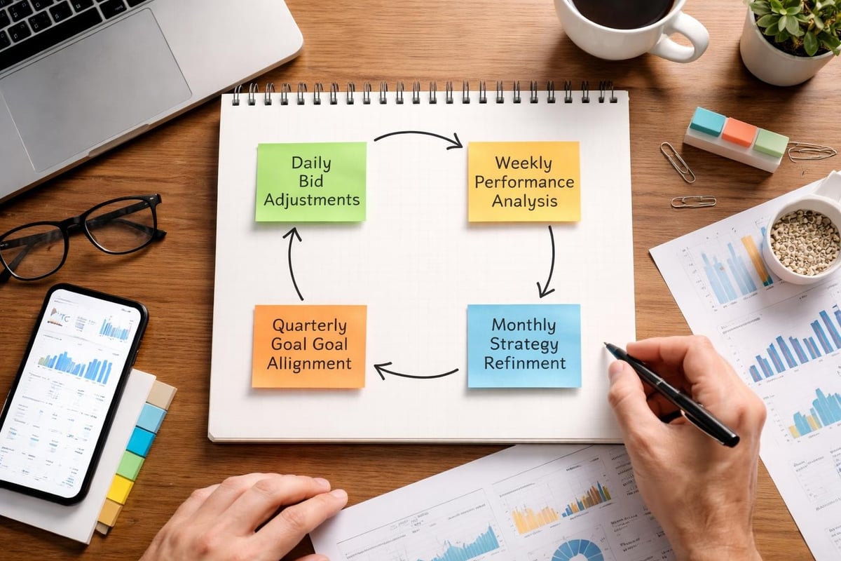 PPC campaign optimization cycle