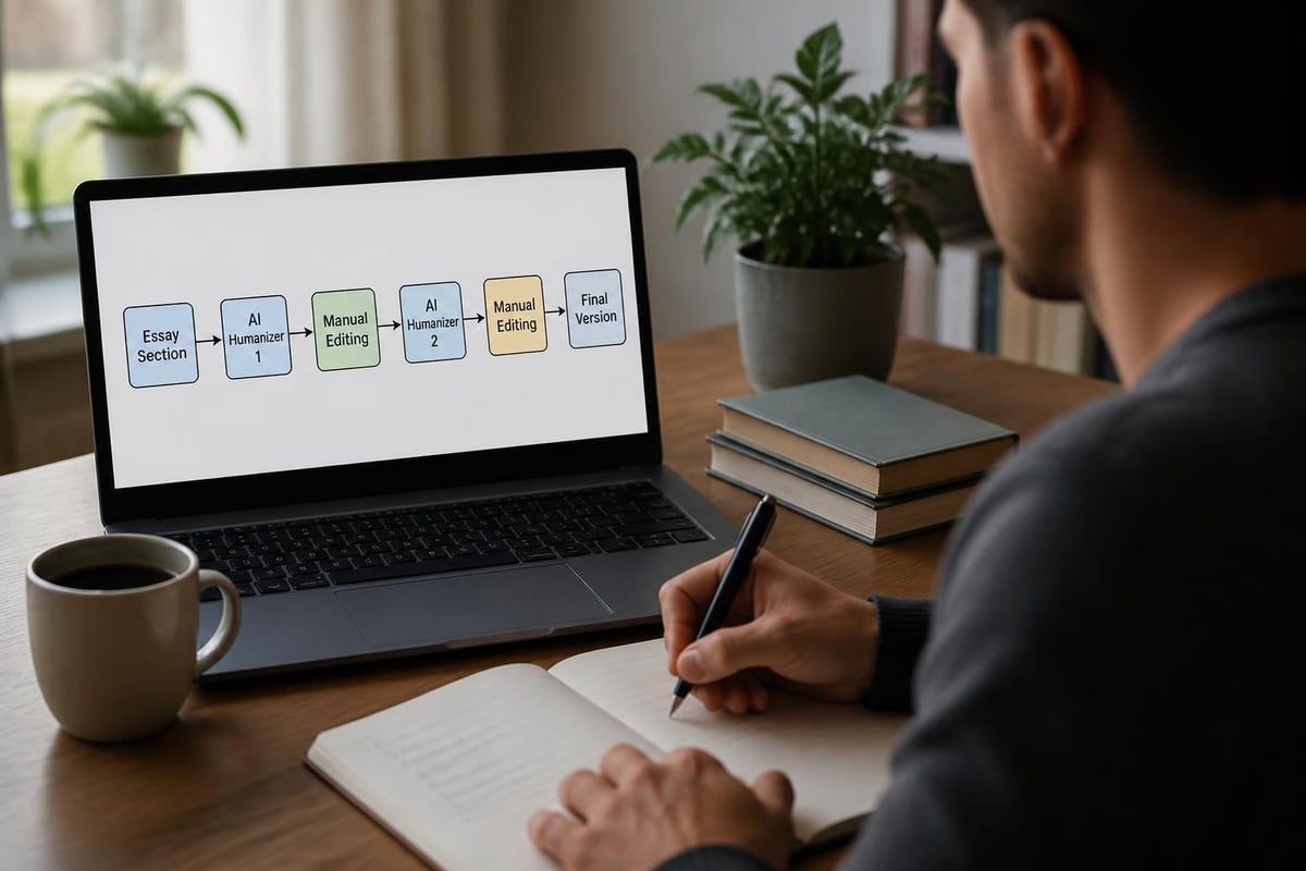 Multi-tool humanization workflow