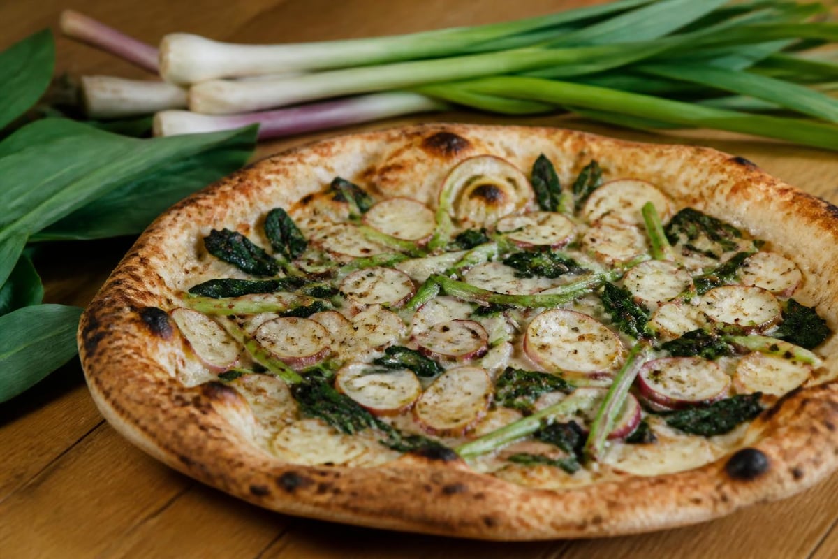 Seasonal Vermont pizza toppings