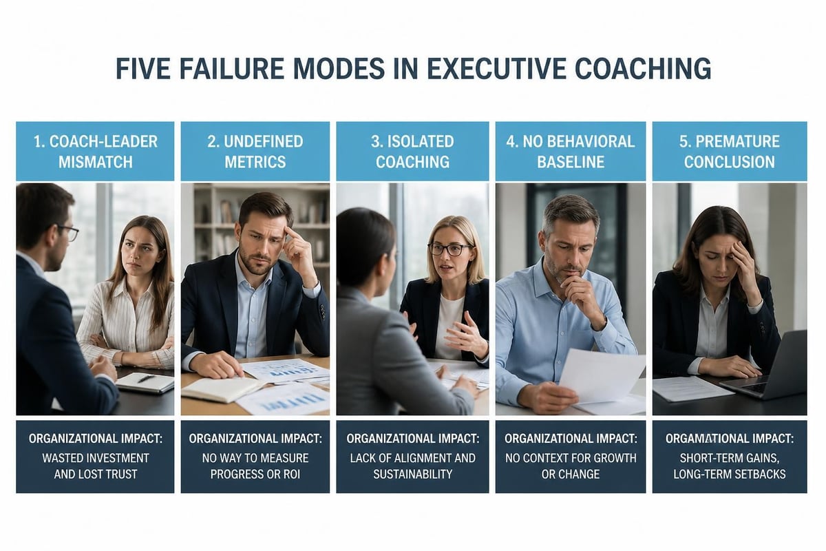 Leadership development failure modes