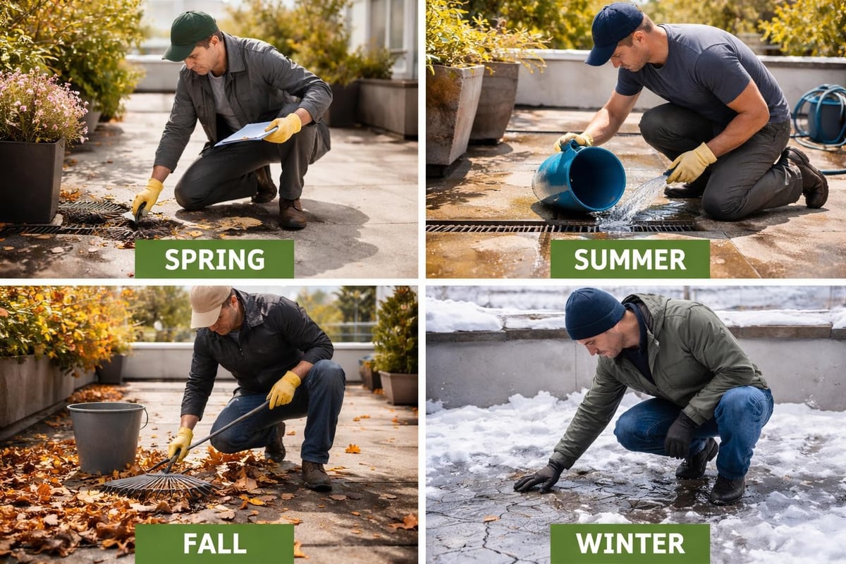 Terrace waterproofing maintenance schedule