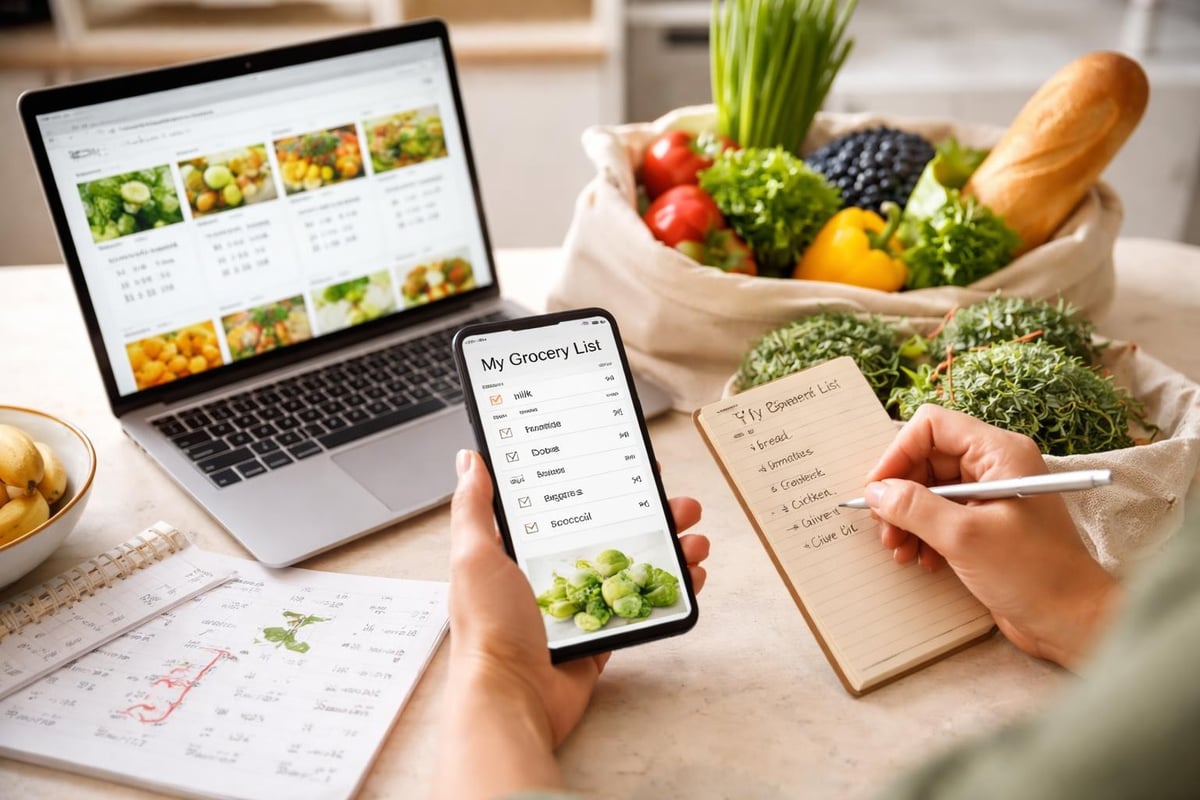 Strategic online grocery planning