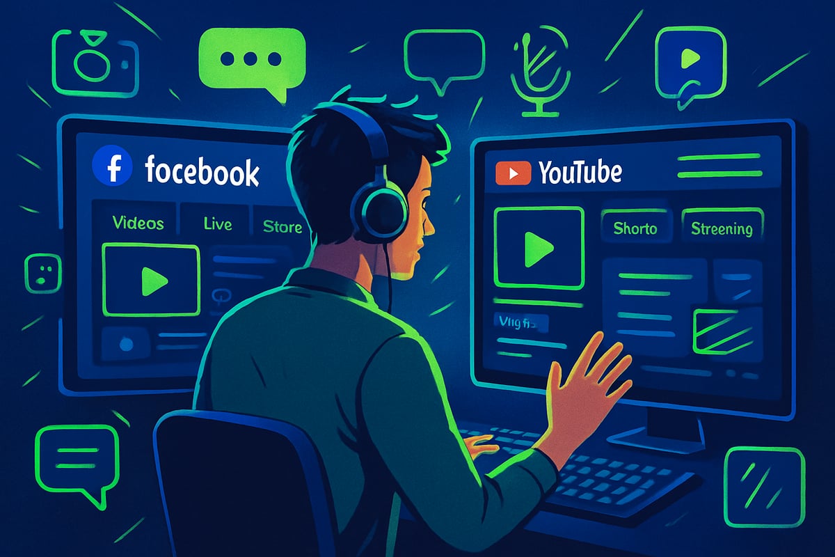 Créer du contenu impactant pour Facebook et YouTube en 2025
