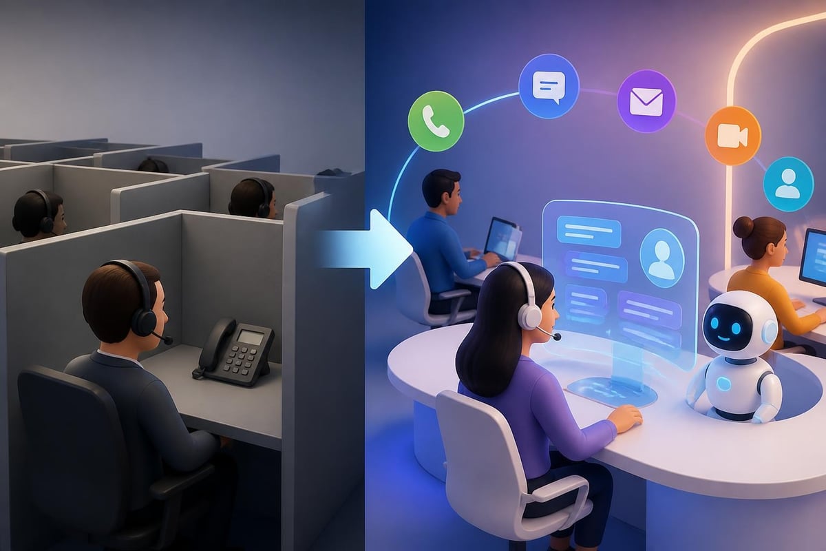 Call center technology evolution