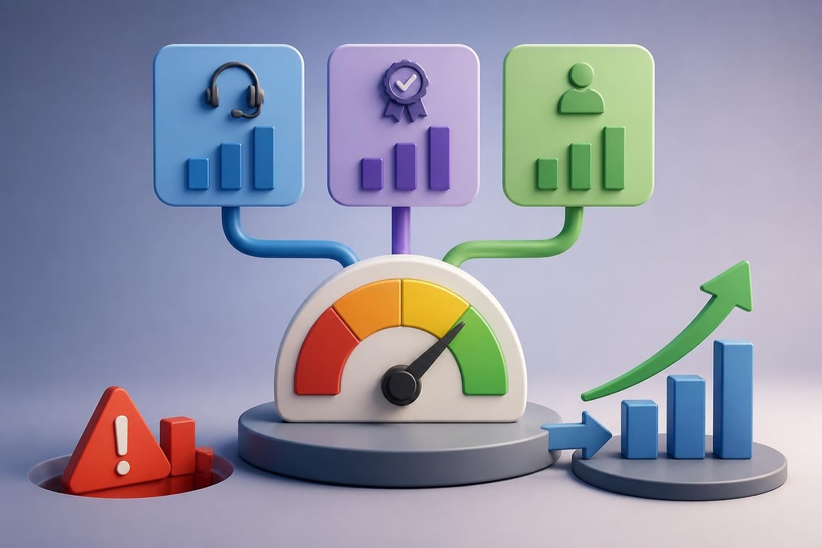 Call center performance dashboard