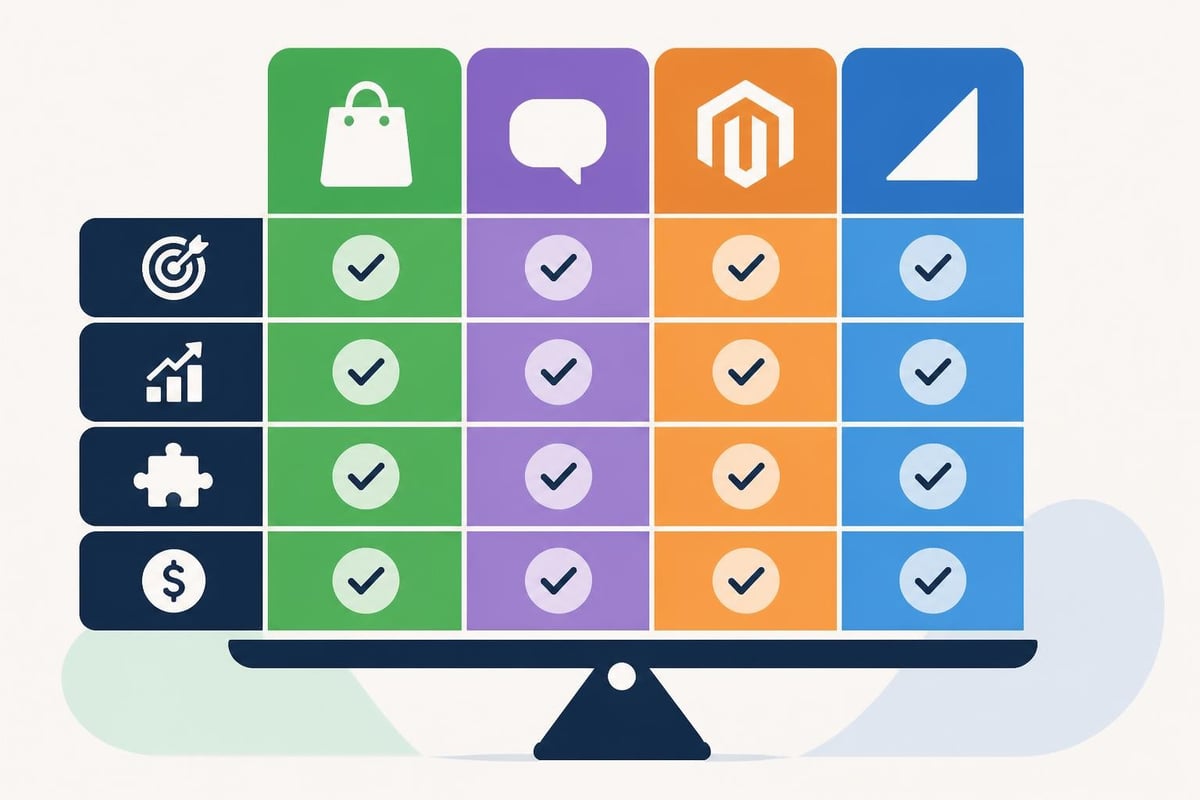 E-commerce platform comparison