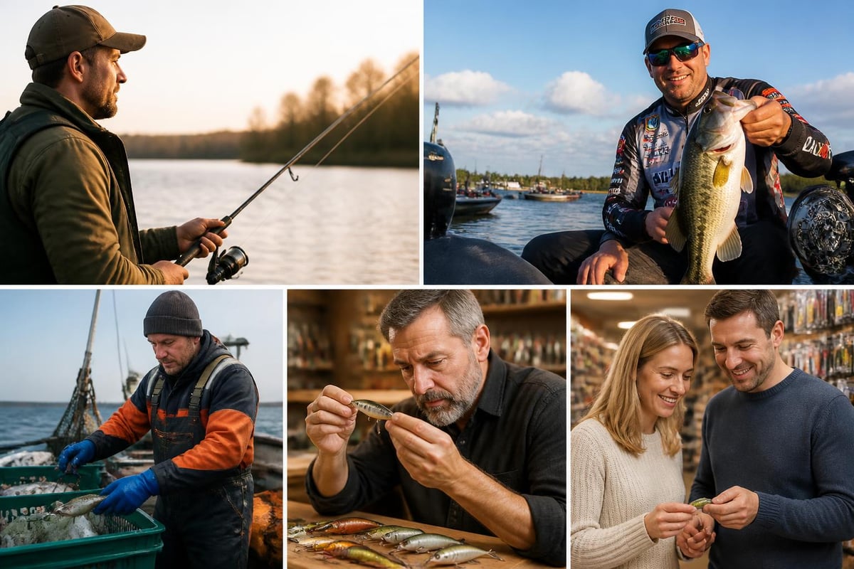 Customer segments in lure shops