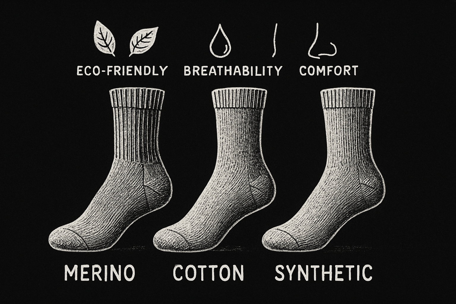Merino Socks vs. Other Materials: A Comparison