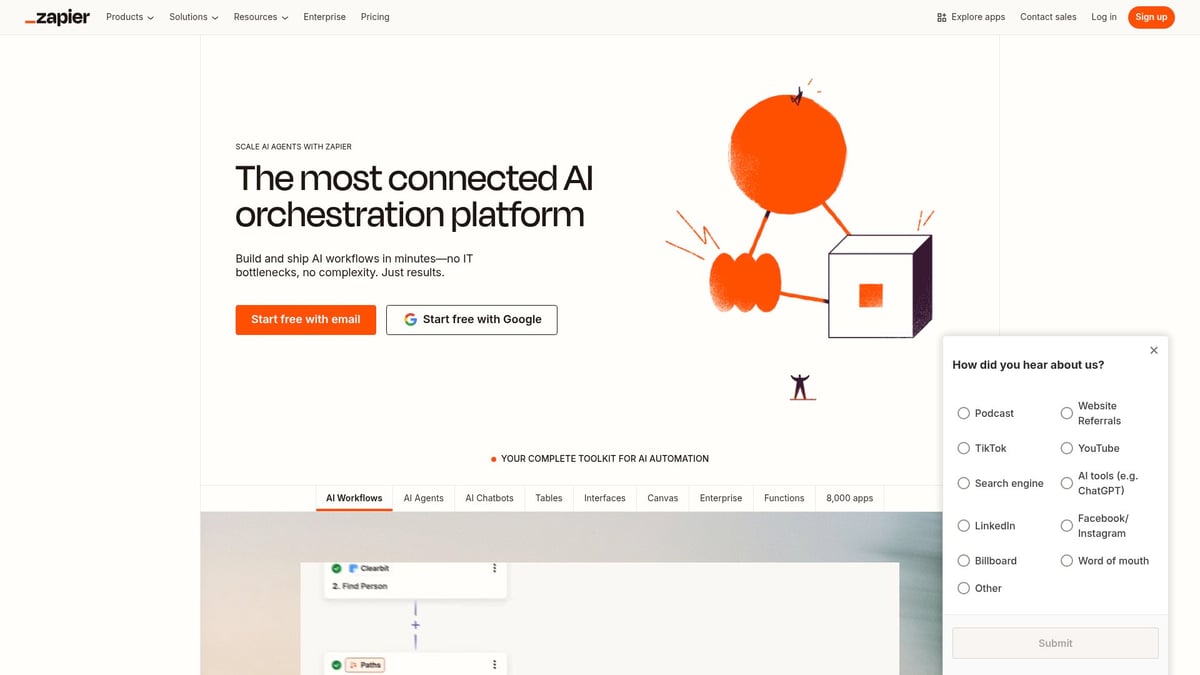 7 Strumenti Più Popolari Per Automazione Aziendale Nel 2025 7 7 Strumenti Ia Più Popolari Per Automazione Aziendale Nel 2025 - Zapier
