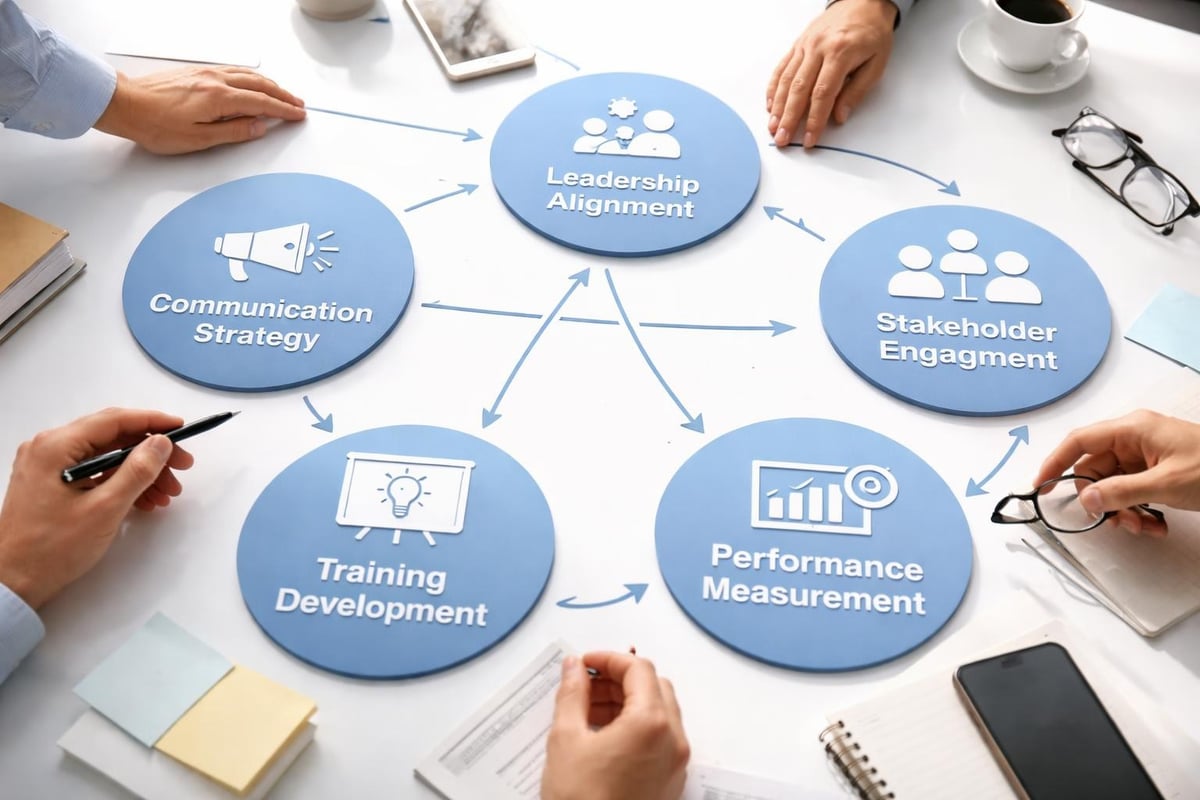 Change management transformation framework
