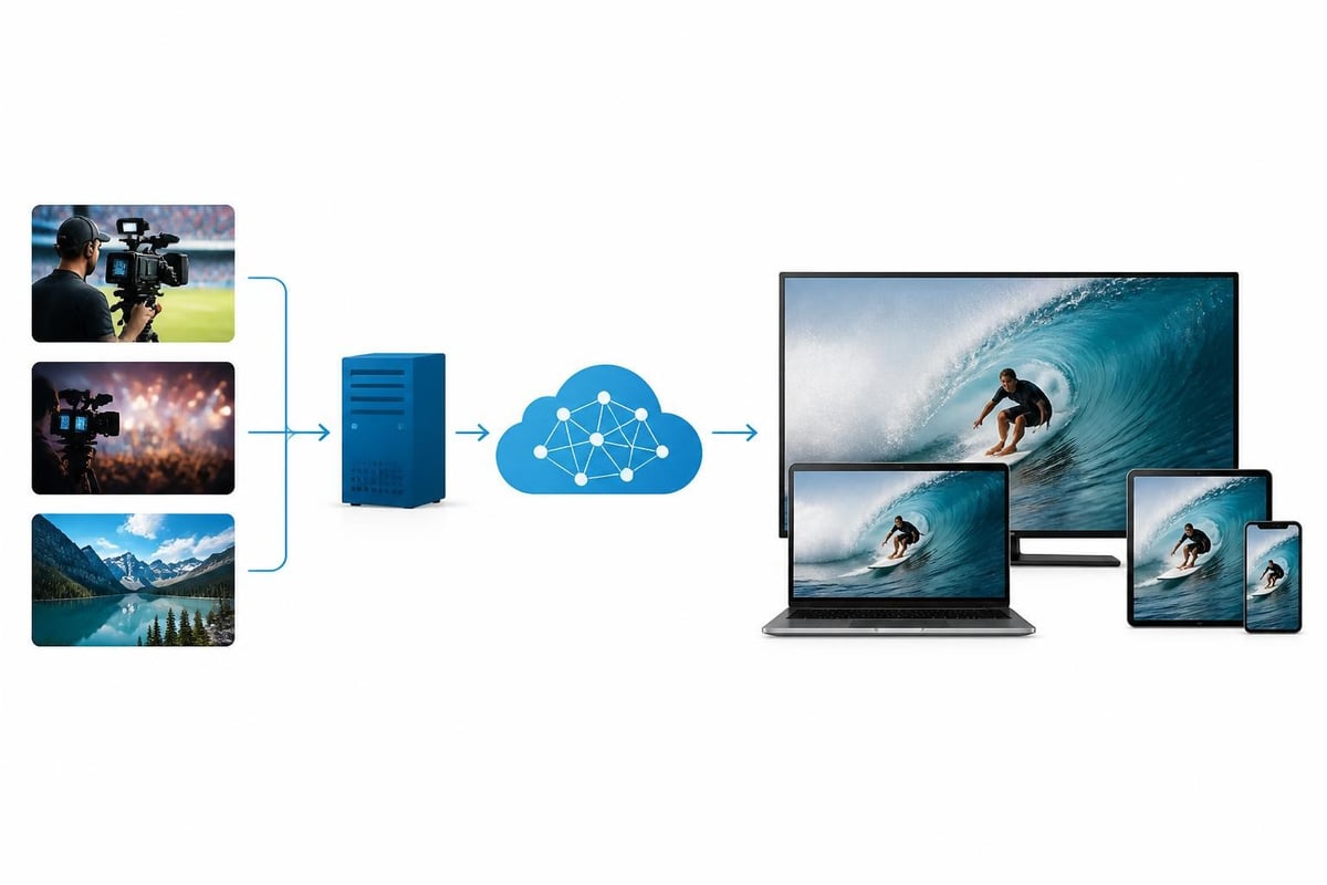 IPTV streaming workflow