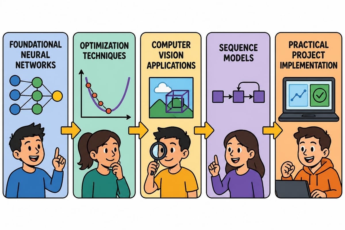 Deep learning course structure