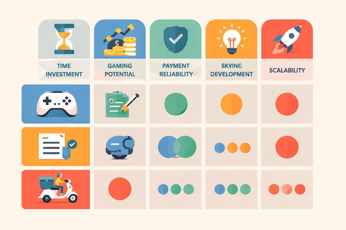 Income opportunity comparison