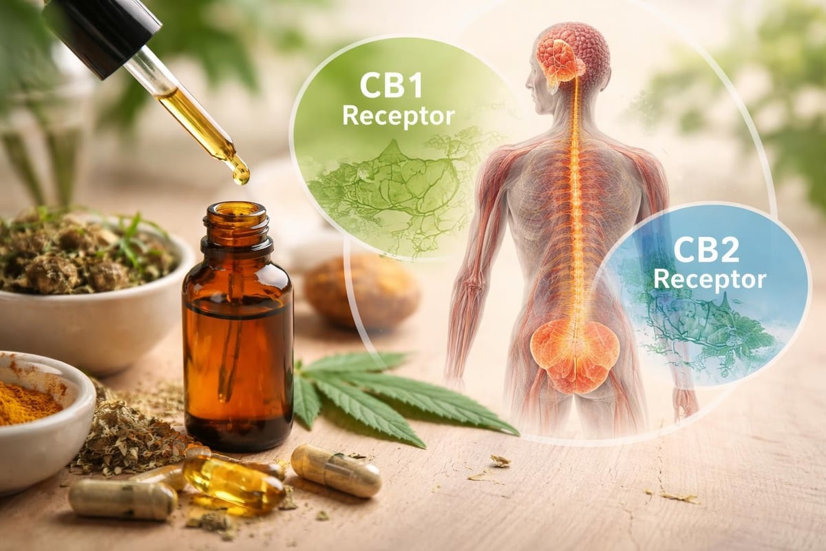 CBD interaction with endocannabinoid system