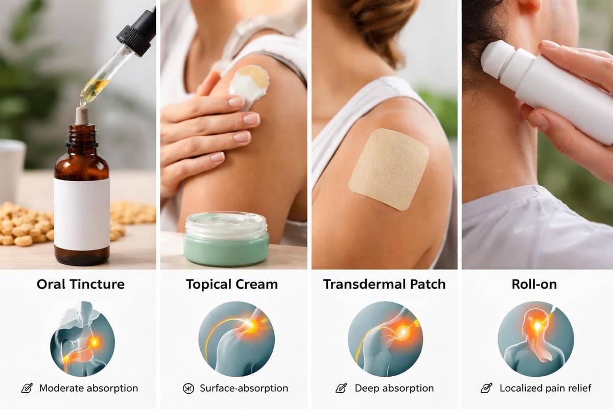 CBD delivery methods comparison