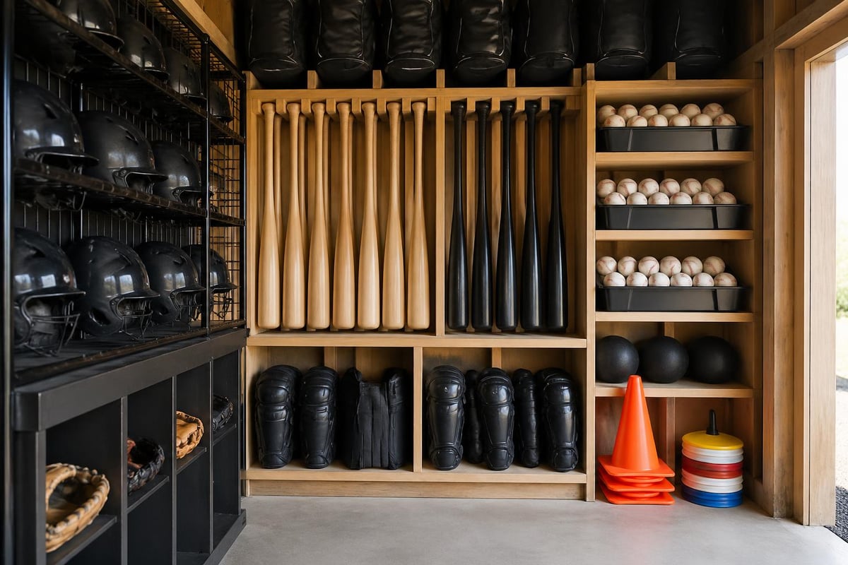 Cricket equipment organization system