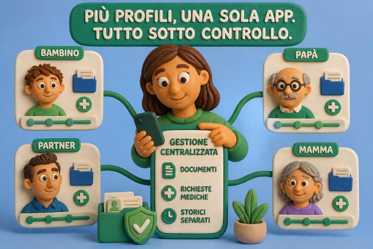 Gestione multi profilo salute familiare