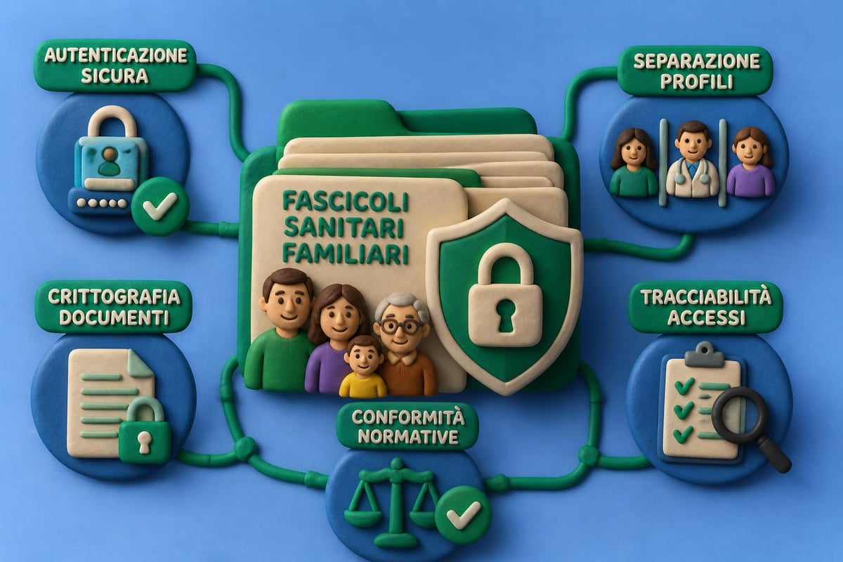 Sicurezza dati sanitari familiari