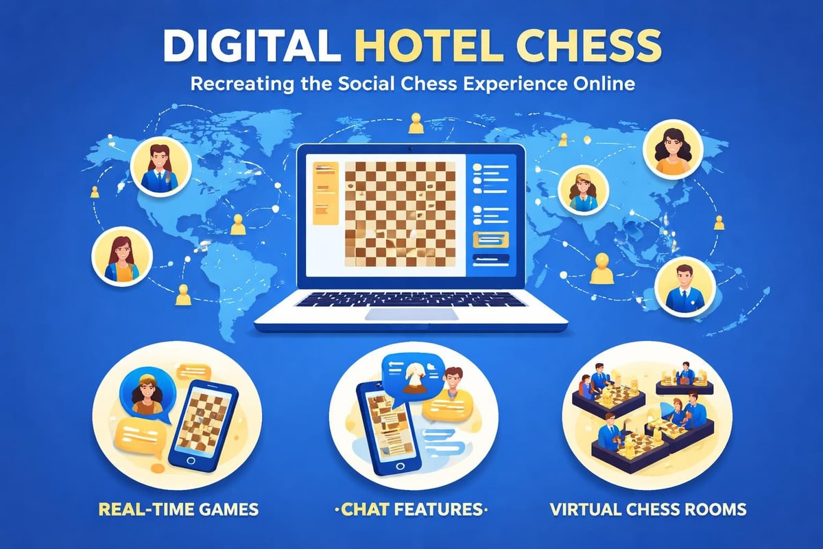 Online hotel chess platforms
