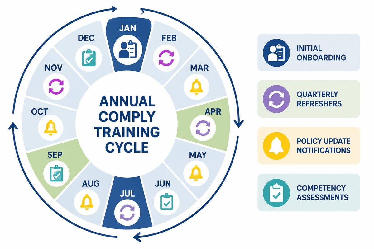 Comply training delivery schedule