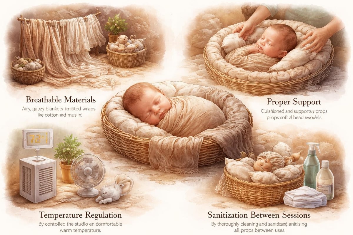 Newborn photography safety