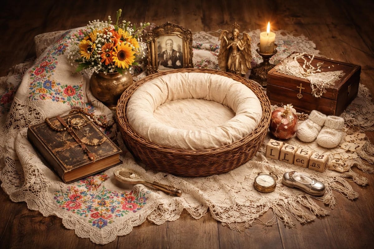 Personalized newborn props