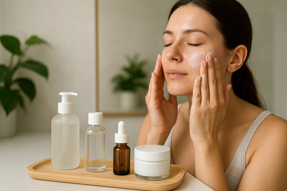 Schritt für Schritt: Natürliche Gesichtscreme-Routine für strahlende Haut