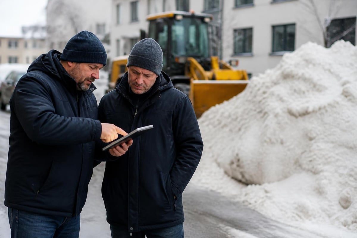 Seasonal snow removal contract pricing