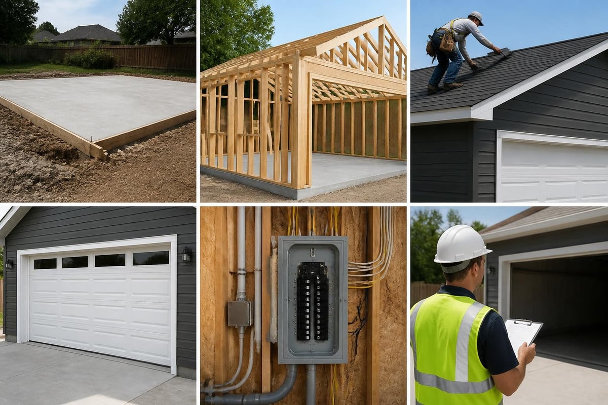 Garage replacement cost components