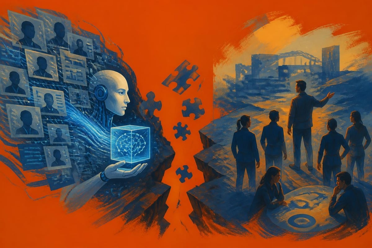 AI coaching gap between generic advice and specific business context