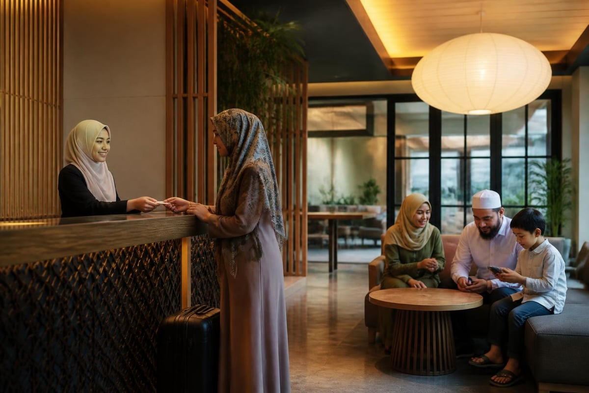 Halal dining atmosphere