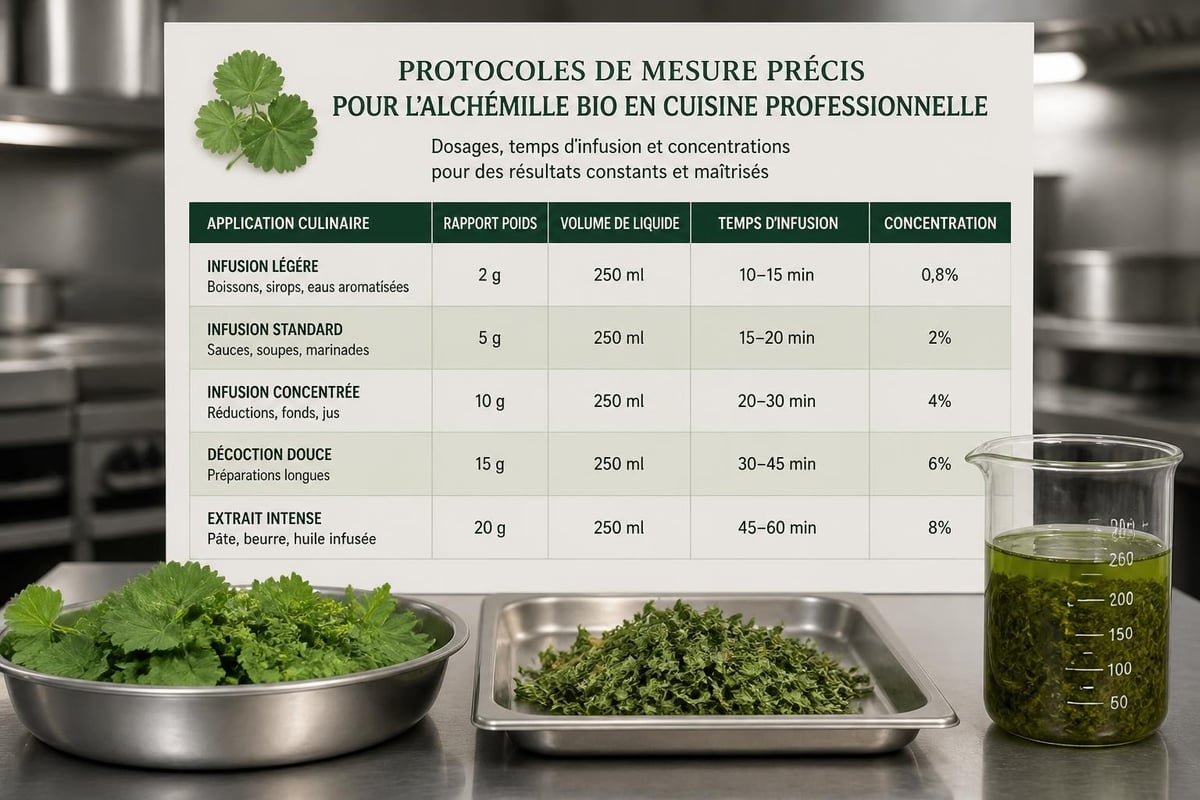 Professional dosage guidelines for alchemille bio