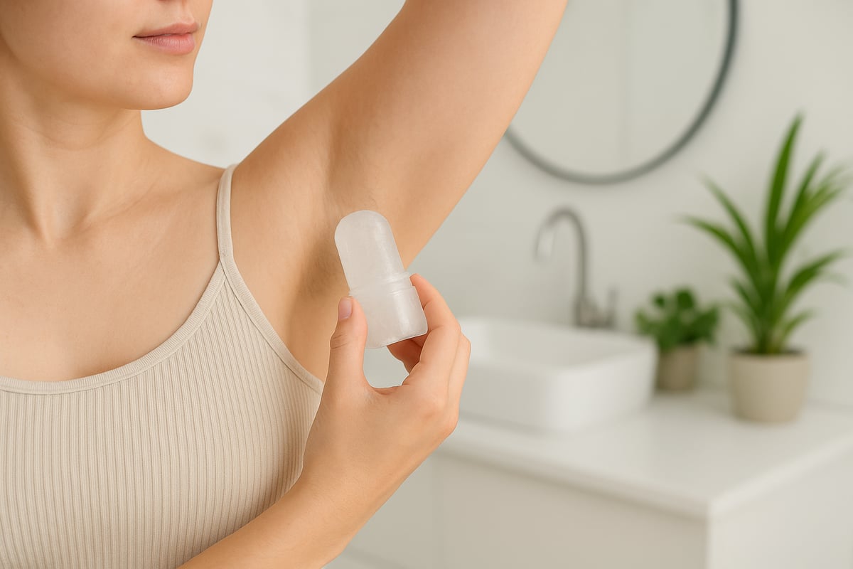 Sådan bruger du krystal deodorant korrekt