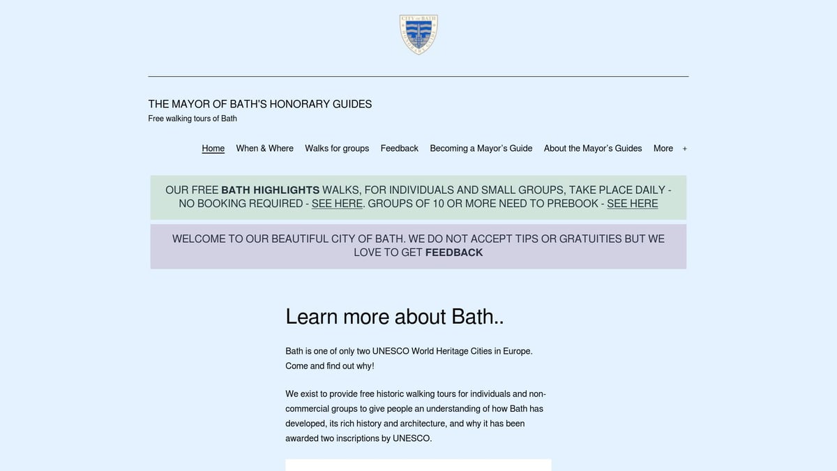 9 Amazing English Walking Tours to Experience in 2026 - Bath City Walking Tour