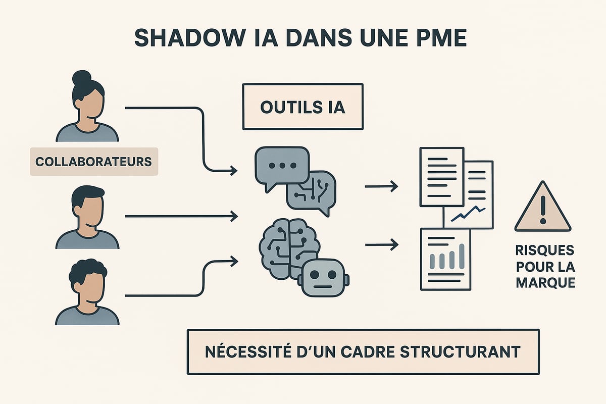 Le défi du “shadow IA” et ses risques pour la marque