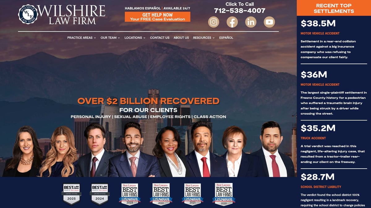 7 Essential Best Lawyer for Car Accident Choices in 2025 - Wilshire Law Firm
