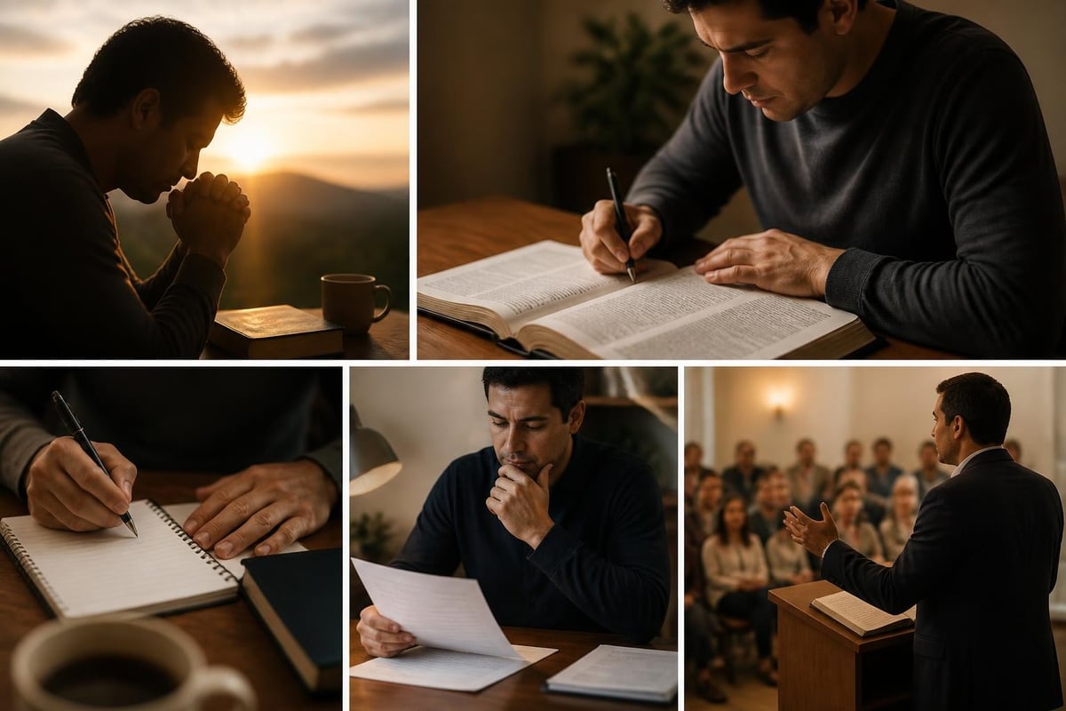 Proceso de escritura de sermones