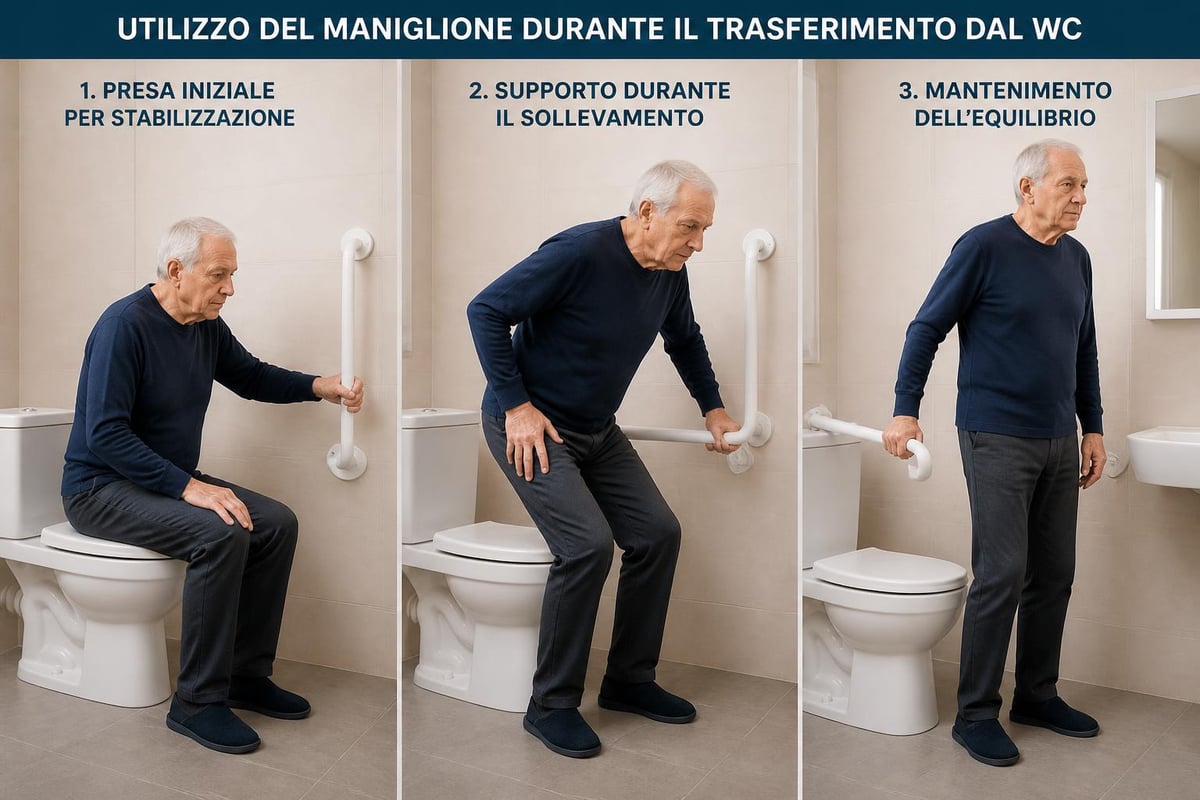 Utilizzo maniglione