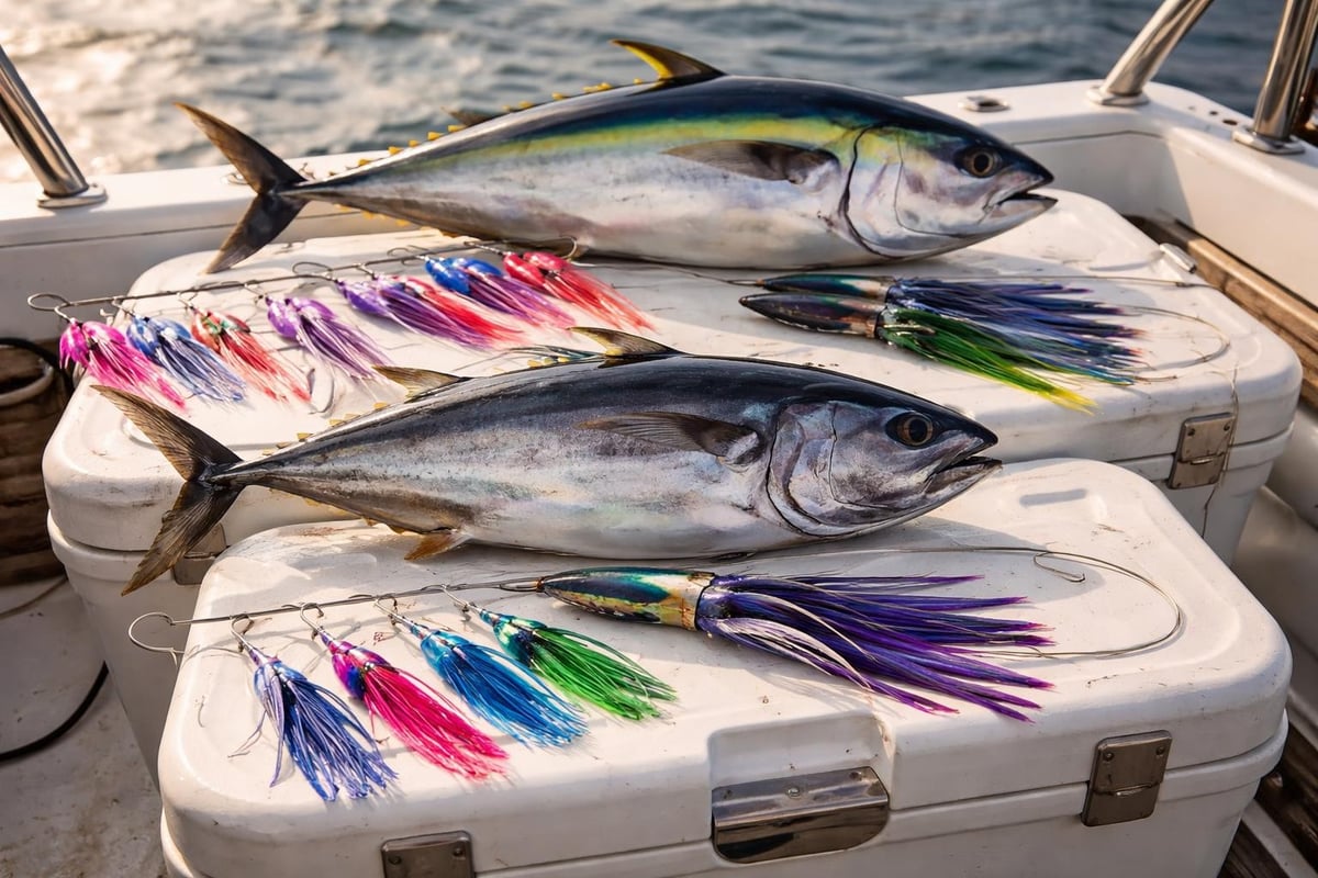 Tuna lure selection strategy