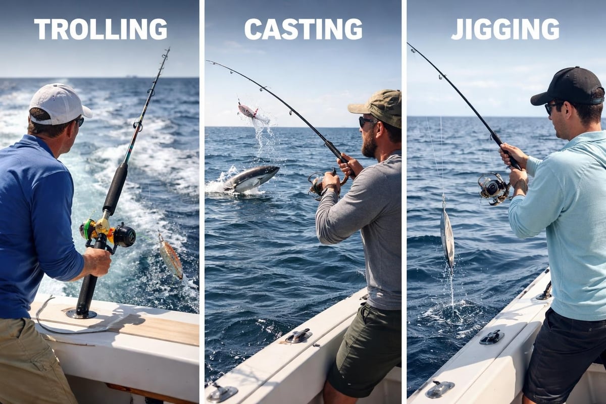 Tuna fishing techniques