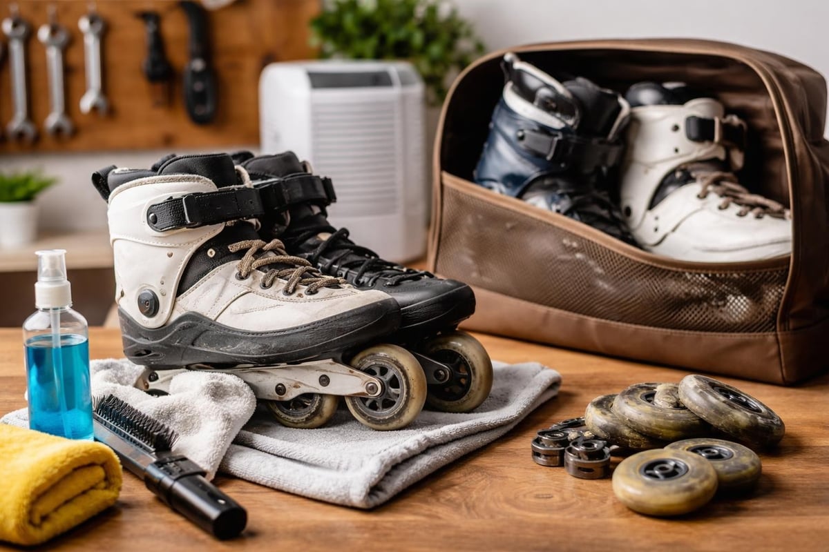 Athletic roller maintenance