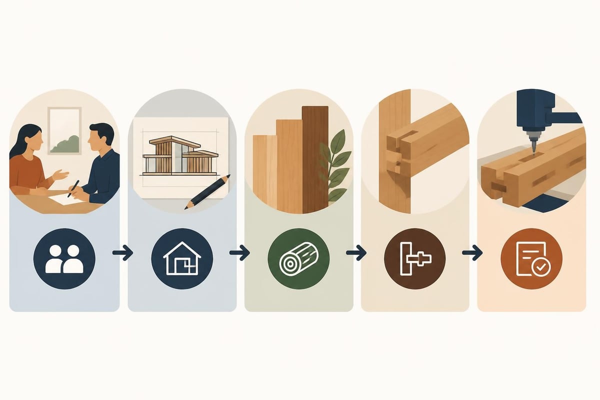 Bespoke timber design process