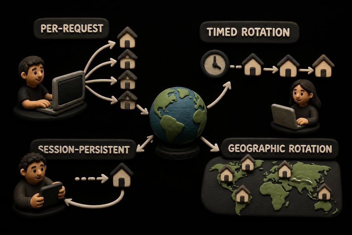 Proxy rotation strategies