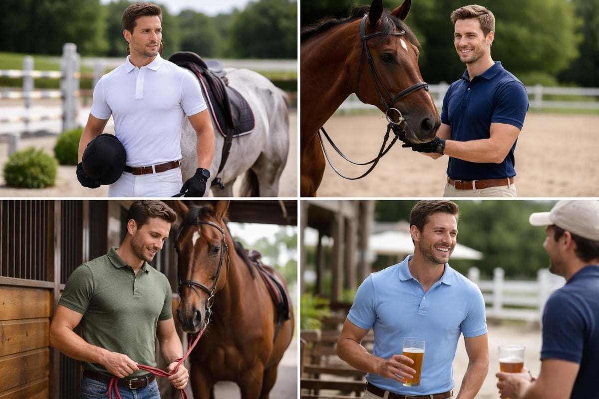 Polo shirt style versatility