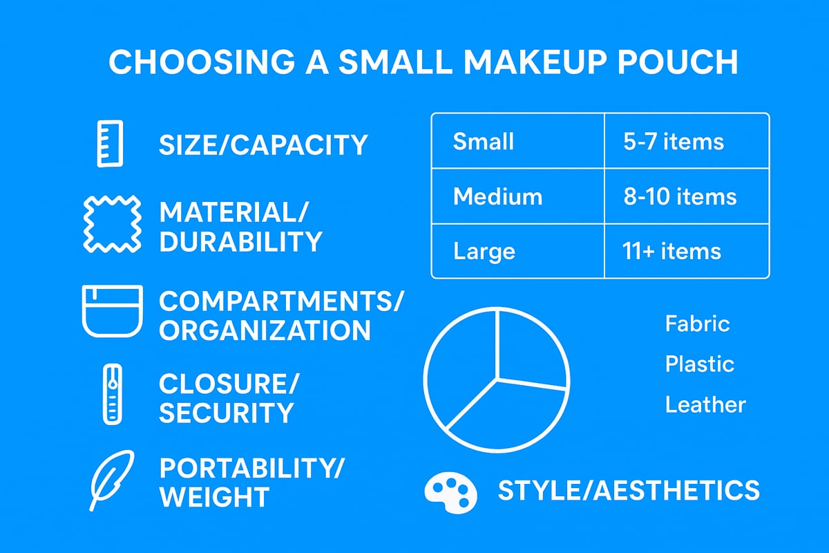 Key Factors to Consider When Choosing a Small Makeup Pouch