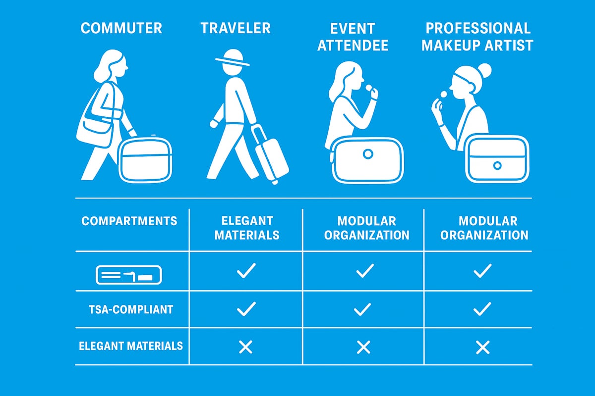 How to Match Your Makeup Pouch to Your Lifestyle