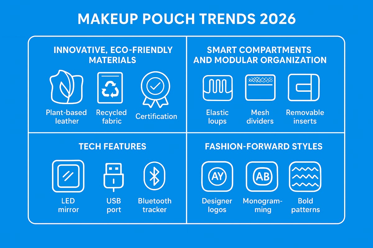 Trending Designs and Features for Small Makeup Pouches in 2026